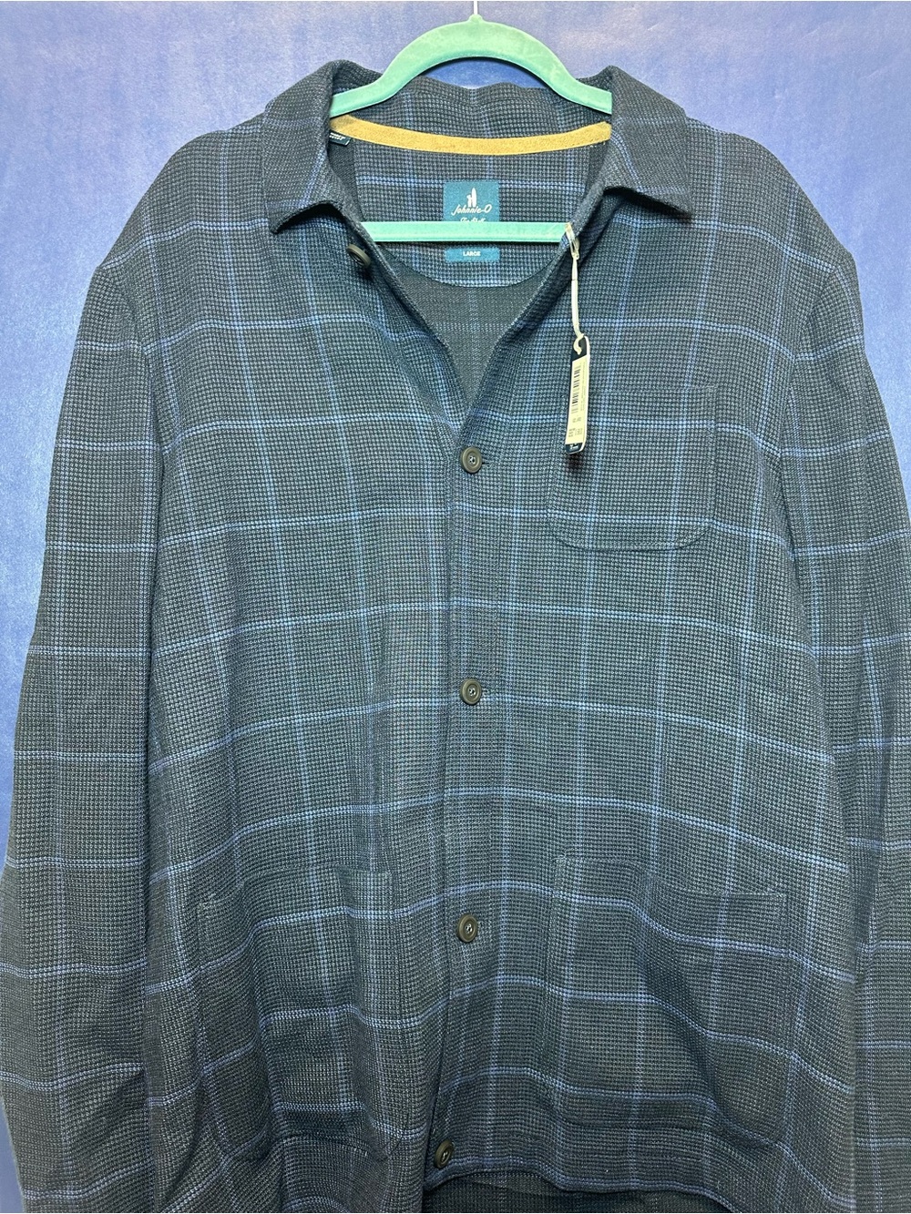 Johnnie-O Top Shelf – “Stoffel” Causal Sport Shacket / Jacket - Navy - Large